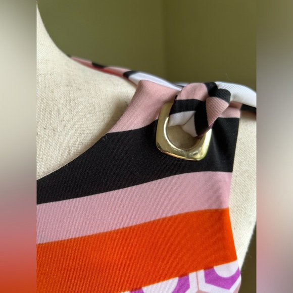 NWT Muse fitted pink sheath dress /geometric design. Sleeveless. Size 0 - Picture 4 of 13